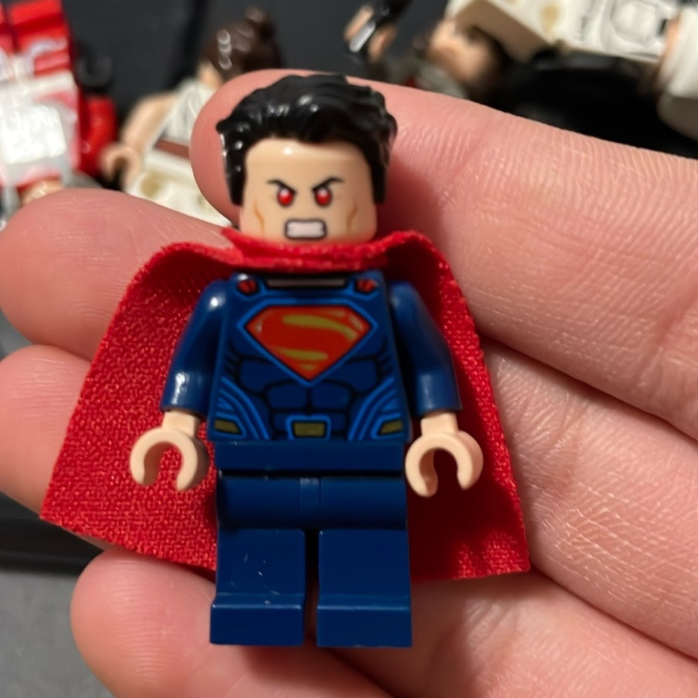 LEGO Superman Spongy Cape Minifigure Super Heroes Dawn of Justice 76044 76087